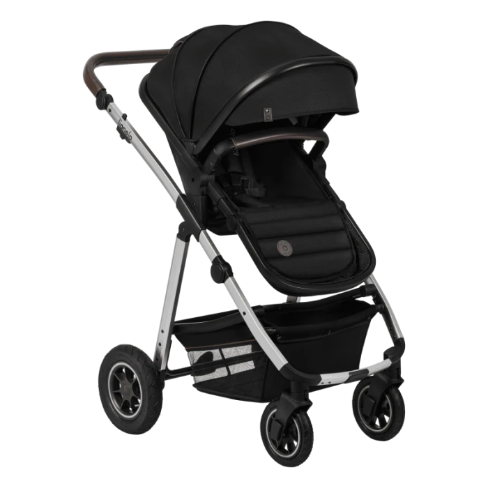Універсальний візочок 2 в 1 Lionelo AMBER BLACK SILVER