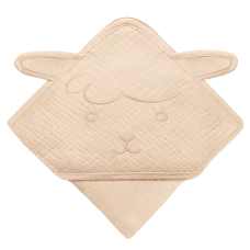 Полотенце Lionelo MUSLIN HOODED TOWEL BEIGE SAND