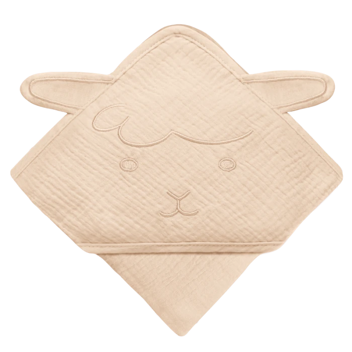 Полотенце Lionelo MUSLIN HOODED TOWEL BEIGE SAND