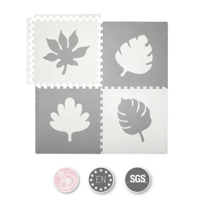 Килимок для розвитку MoMi FELI 3D Gray (120x120 см)