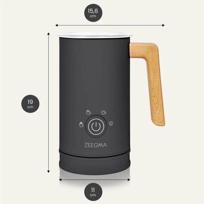 Спінювач молока MILKEE WOOD BLACK