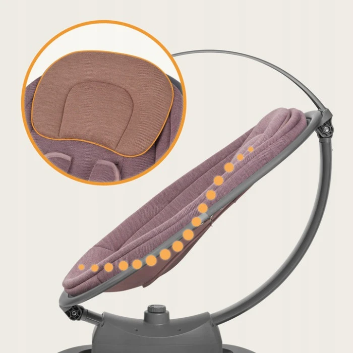 Кресло-качалка Lionelo BLOSSOM PINK MAUVE