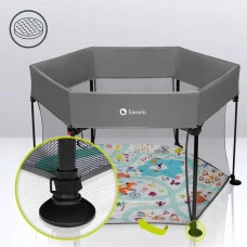 Манеж Lionelo ROEL PLUS GREY MULTICOLOR