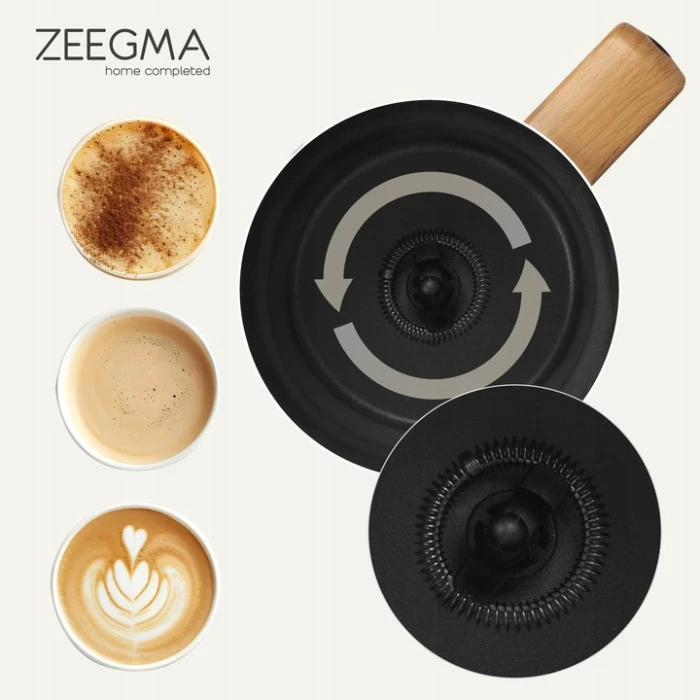 Спінювач молока MILKEE WOOD BLACK