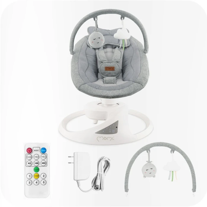 Кресло-качалка MoMi PEARL Grey