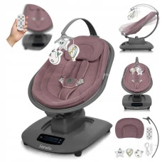 Кресло-качалка Lionelo BLOSSOM PINK MAUVE