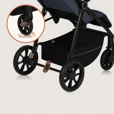 Прогулочная коляска Lionelo IVA GREY GRAPHITE