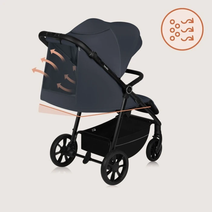 Прогулочная коляска Lionelo IVA GREY GRAPHITE