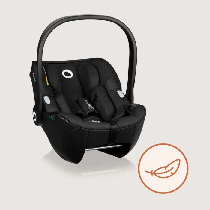 Дитяче автокрісло Lionelo MOXIE I-SIZE BLACK CARBON