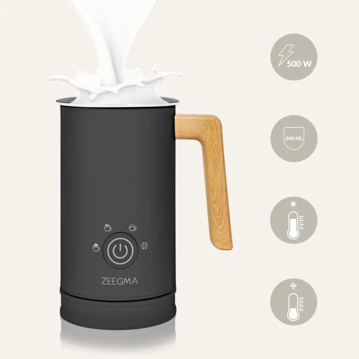 Спінювач молока MILKEE WOOD BLACK