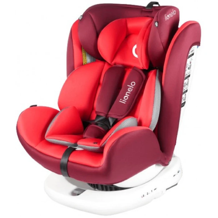Дитяче автокрісло Lionelo BASTIAAN RED (white base)