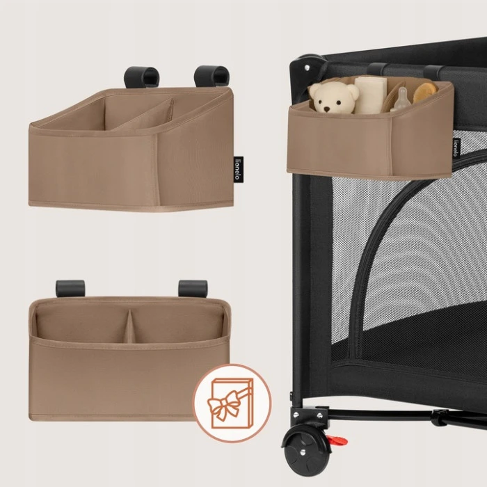 Органайзер для ліжечка Lionelo SIDEPOCKET SMALL BEIGE