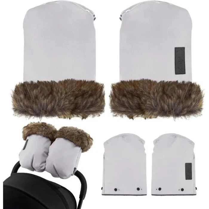 Муфта-перчатки для коляски MoMi SILDI Gray