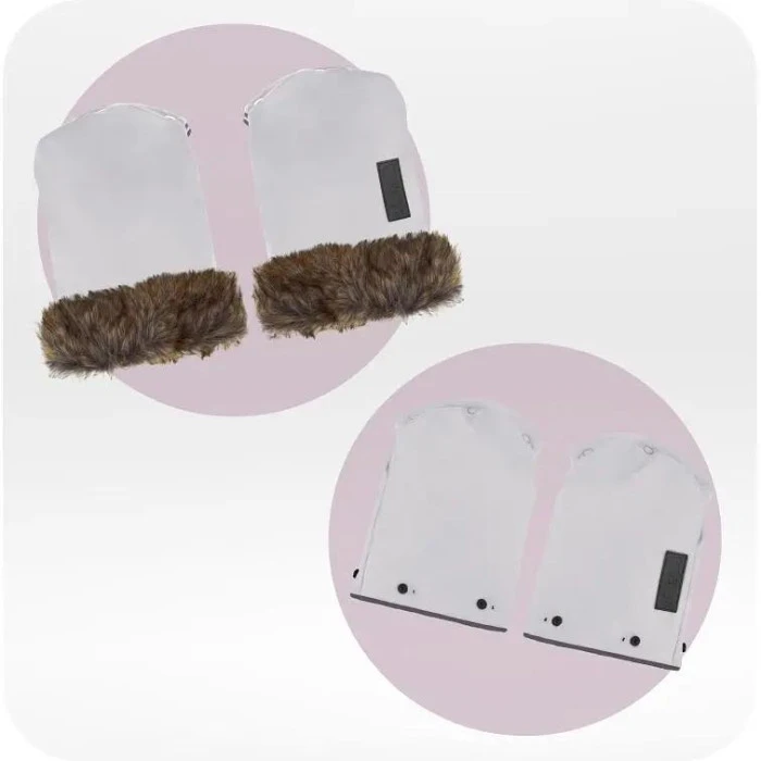 Муфта-перчатки для коляски MoMi SILDI Gray