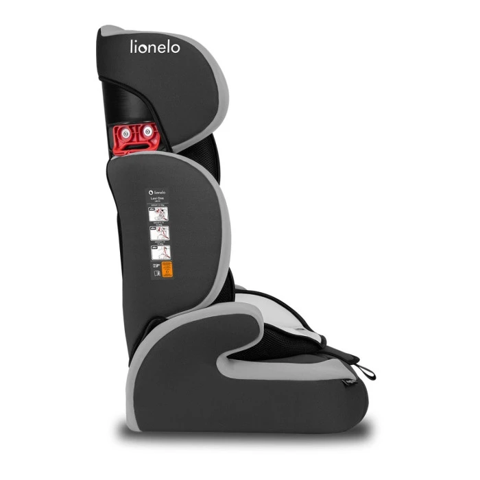 Дитяче автокрісло Lionelo LEVI ONE GREY