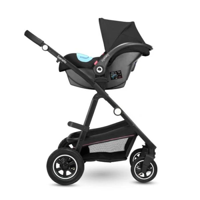 Универсальная коляска 3 в 1 Lionelo AMBER PINK ROSE