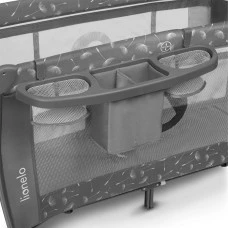 Кроватка-манеж Lionelo SVEN PLUS GREY CONCRETE