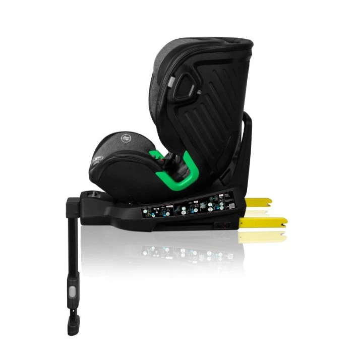 Дитяче автокрісло Lionelo HARMONY I-SIZE GREY GRAPHITE LEATHER