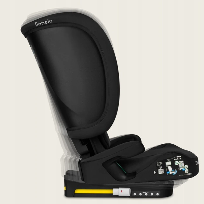 Дитяче автокрісло Lionelo ORIN I-SIZE BLACK CARBON