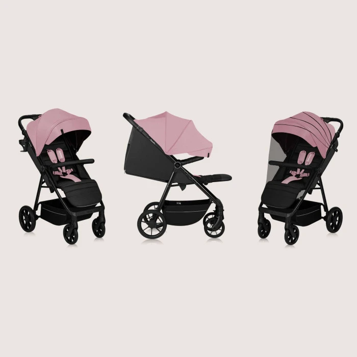 Прогулянковий візок Lionelo MIRA PINK ROSE