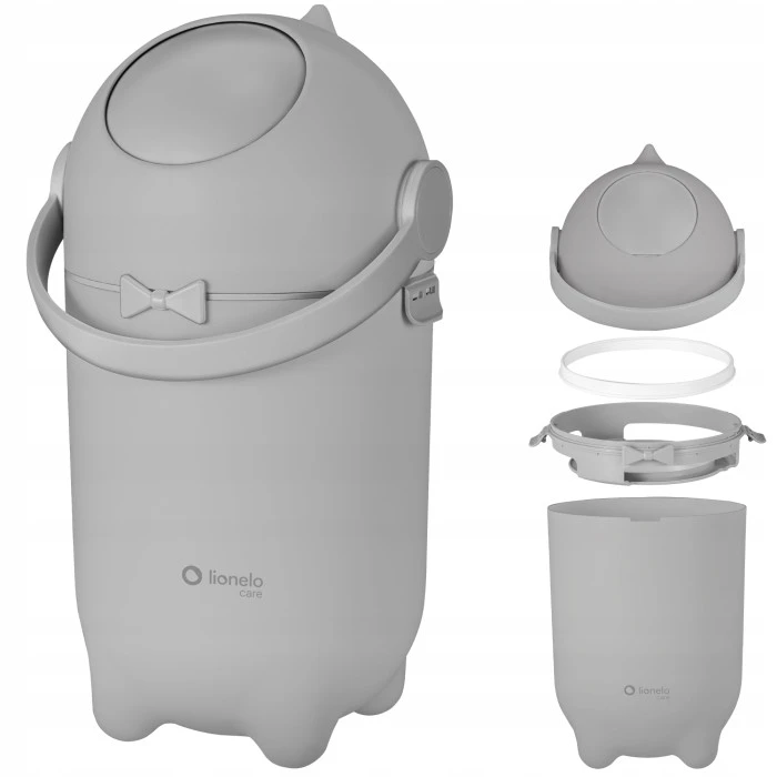 Контейнер для использованных подгузников Lionelo PUREBIN GREY