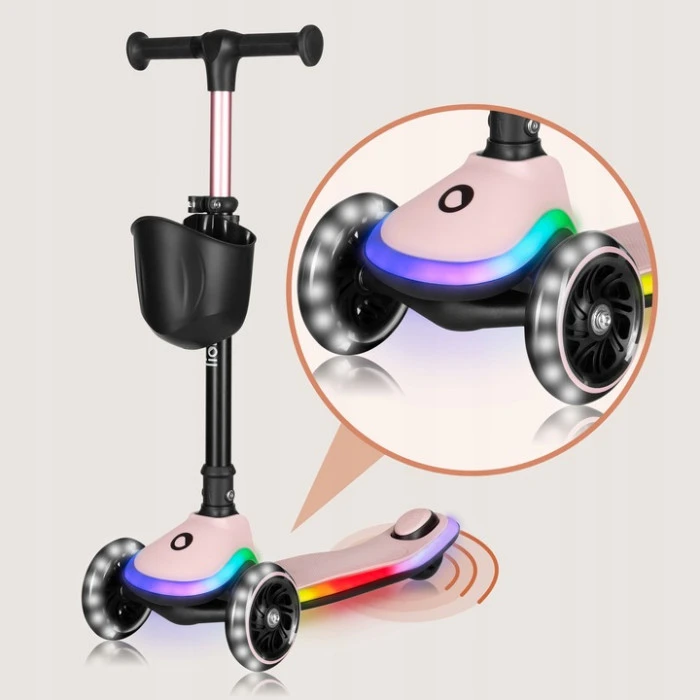 Детский самокат Lionelo MEY PINK ROSE