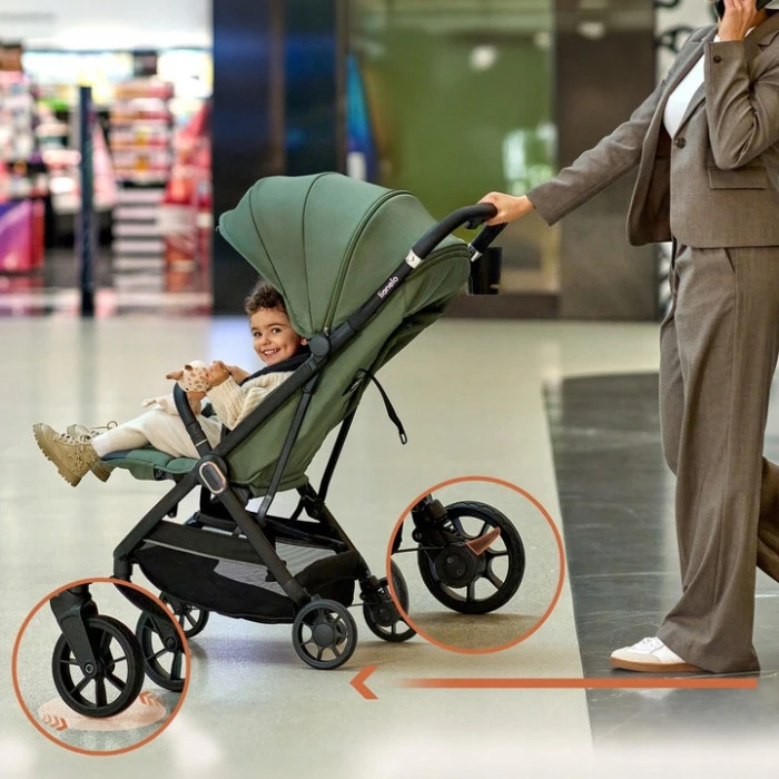 Прогулянковий візок Lionelo BESS GREY STONE