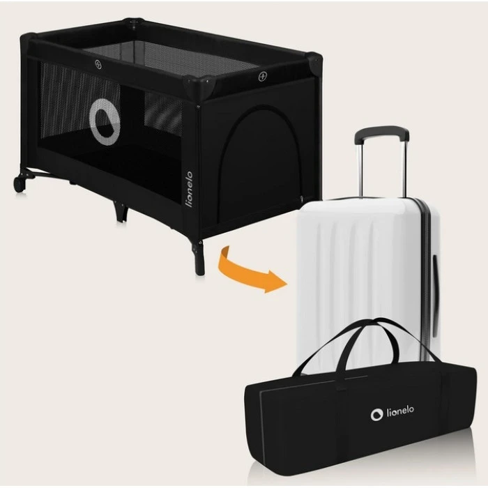 Манеж Lionelo STEFI BLACK CARBON