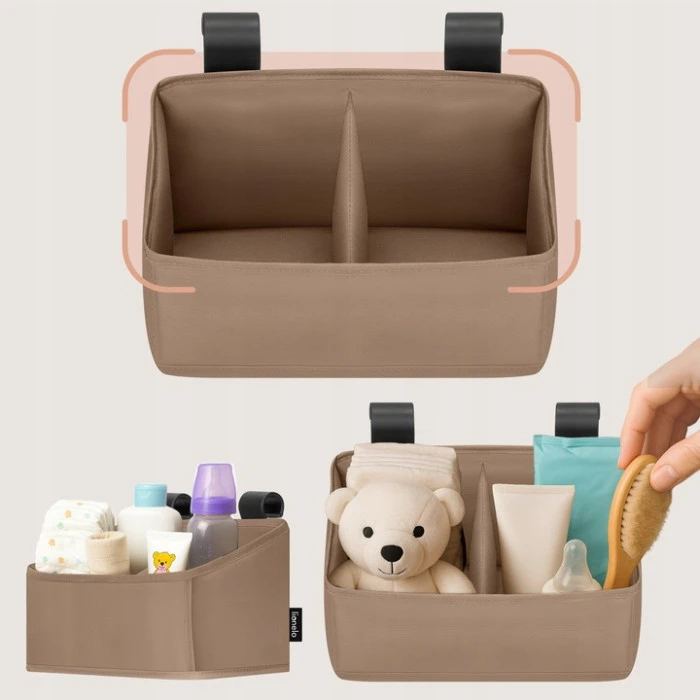 Органайзер для ліжечка Lionelo SIDEPOCKET SMALL BEIGE