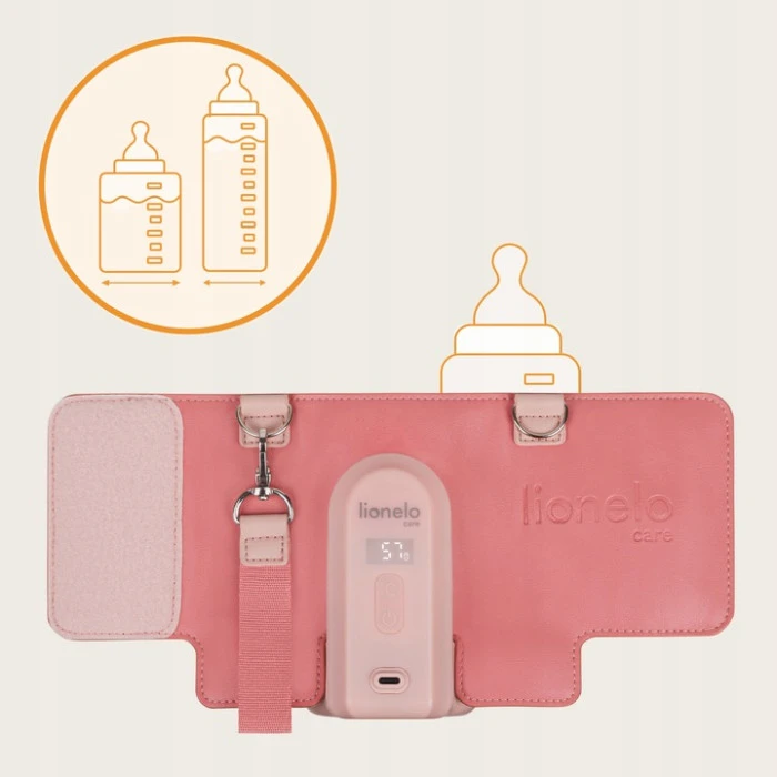 Подогреватель бутылочек Lionelo THERMUP GO EVO CORAL PINK