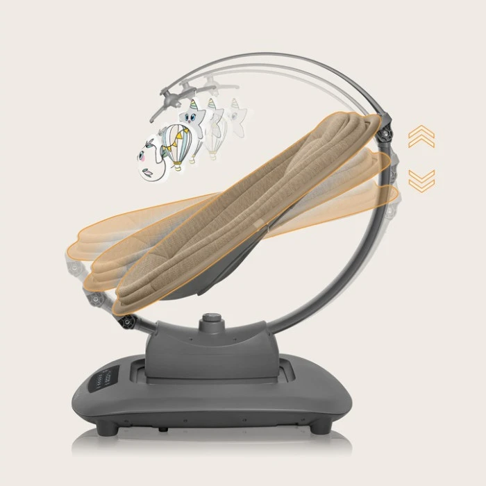 Кресло-качалка Lionelo BLOSSOM GREY CONCRETE