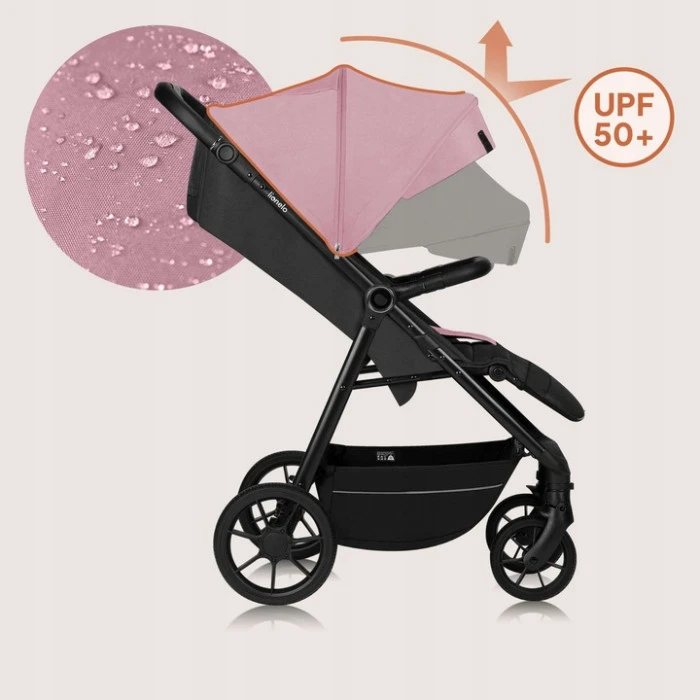 Прогулянковий візок Lionelo MIRA PINK ROSE