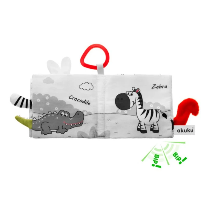 Сенсорная книга, царство тварин Akuku A0481