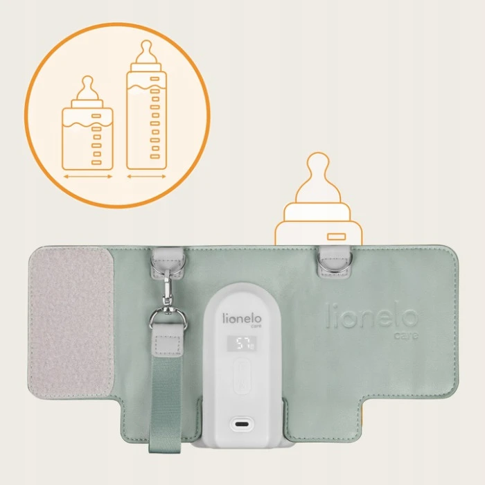 Подогреватель бутылочек Lionelo THERMUP GO EVO GREEN SAGE