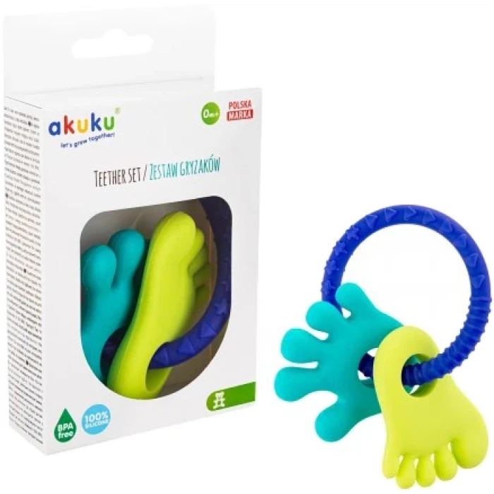 Набор прорезывателей Ручка/Ножка Akuku A0127