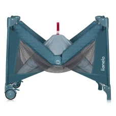 Ліжечко-манеж Lionelo FLOWER GREEN TURQUOISE