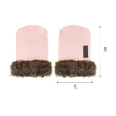 Муфта-перчатки для коляски MoMi SILDI Pink