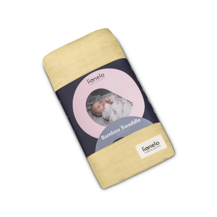 Пелюшка Lionelo BAMBOO SWADDLE Yellow Lemon