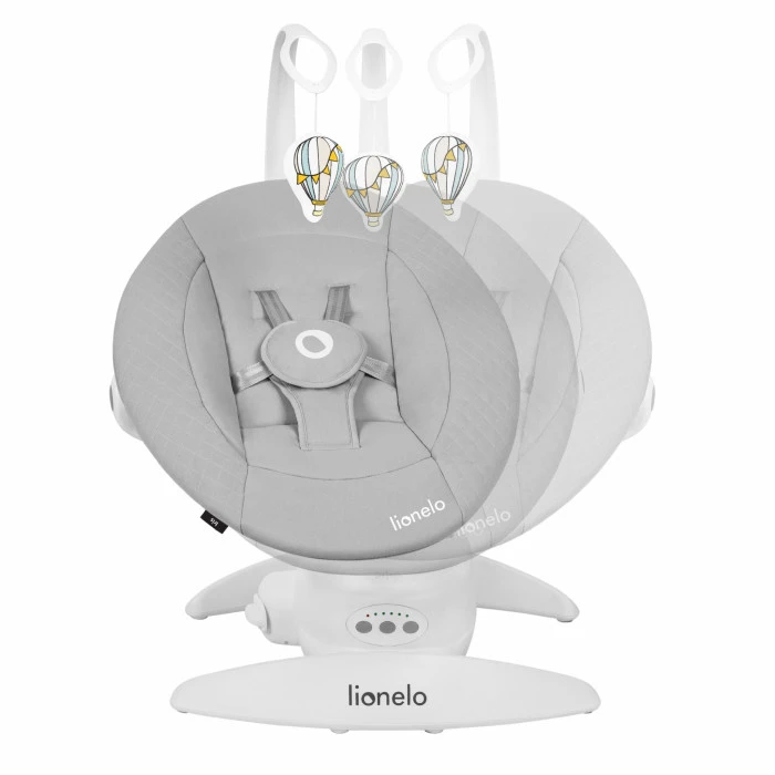 Крісло-гойдалка Lionelo IRIS GREY CONCRETE