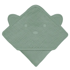 Полотенце Lionelo MUSLIN HOODED TOWEL GREEN FOREST