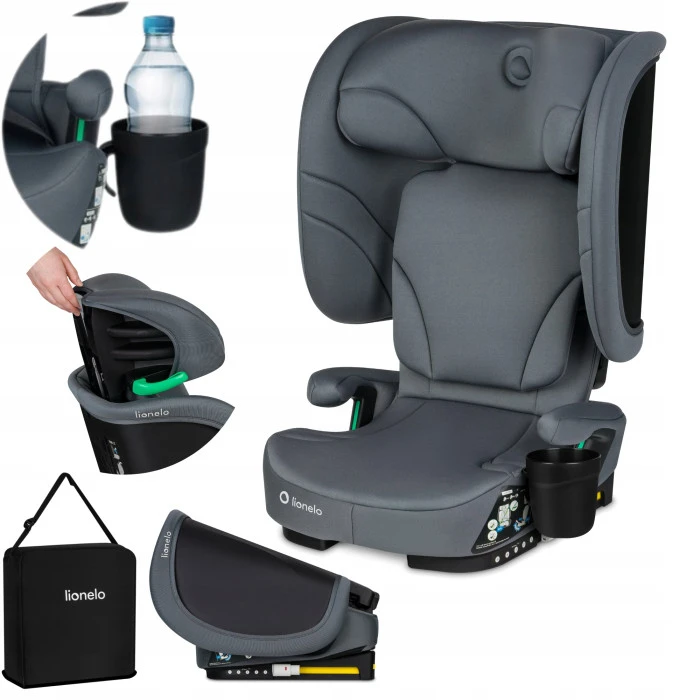 Детское автокресло Lionelo ORIN I-SIZE GREY GRAPHITE