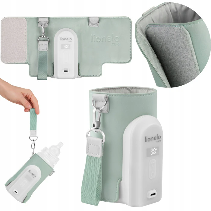 Подогреватель бутылочек Lionelo THERMUP GO EVO GREEN SAGE