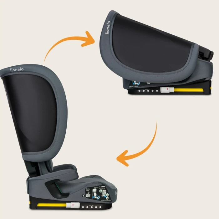 Детское автокресло Lionelo ORIN I-SIZE GREY GRAPHITE