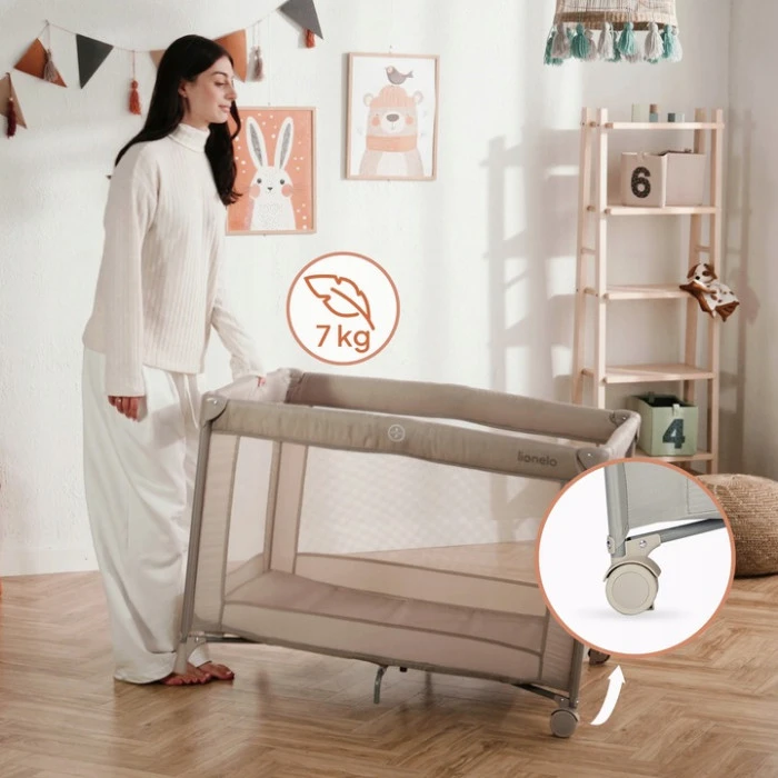 Манеж Lionelo AMELIE BEIGE SAND