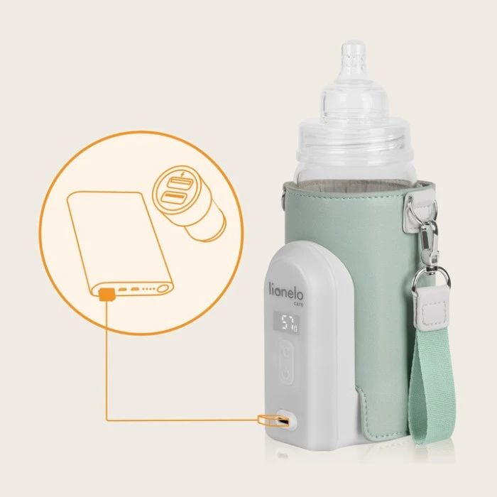 Подогреватель бутылочек Lionelo THERMUP GO EVO GREEN SAGE