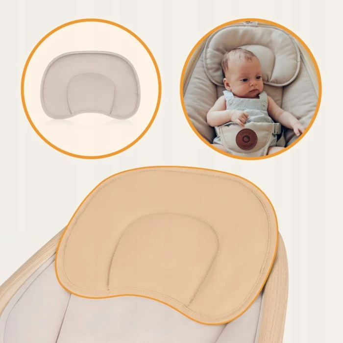 Кресло-качалка Lionelo OLIVIA BEIGE NATURAL