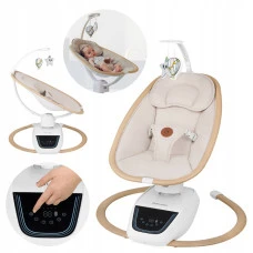 Кресло-качалка Lionelo OLIVIA BEIGE NATURAL