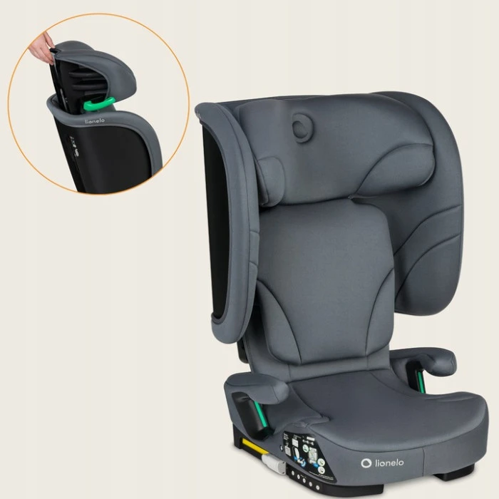 Детское автокресло Lionelo ORIN I-SIZE GREY GRAPHITE