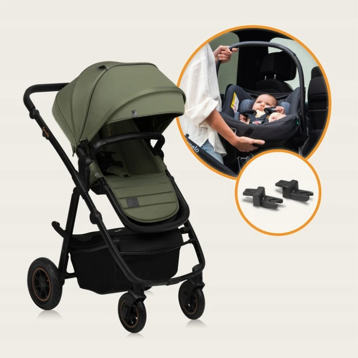 Универсальная коляска 3 в 1 Lionelo AMBER PLUS GREEN FOREST