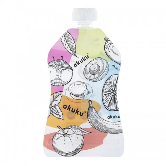 Багаторазові пакетики для їжі Akuku A0056, 5шт